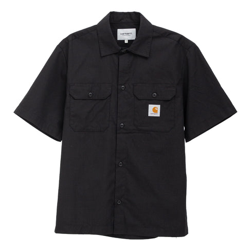 Carhartt Wip S/S Craft Shirt Black I035232 4068584184031 Front Degli Uberti